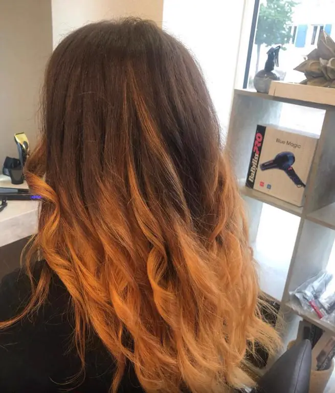 Kupferfarbe aus dem Salon Haar JuWehl