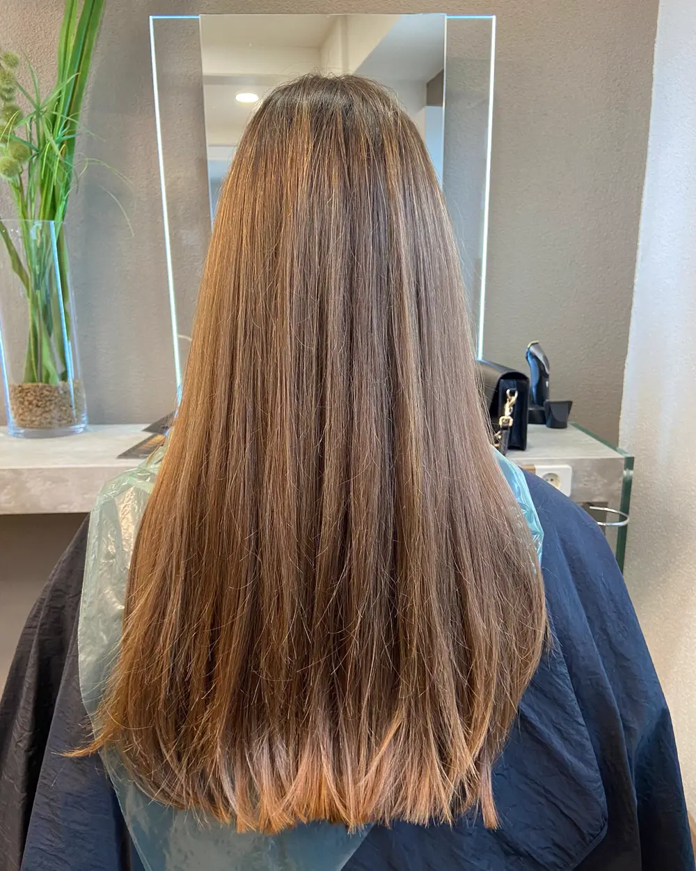 Eine Farbarbeit aus dem Salon Haar JuWehl